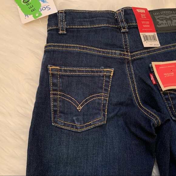 Levi’s 511 Slim Jeans - NWT- Boys Size 4 - Picture 16 of 16